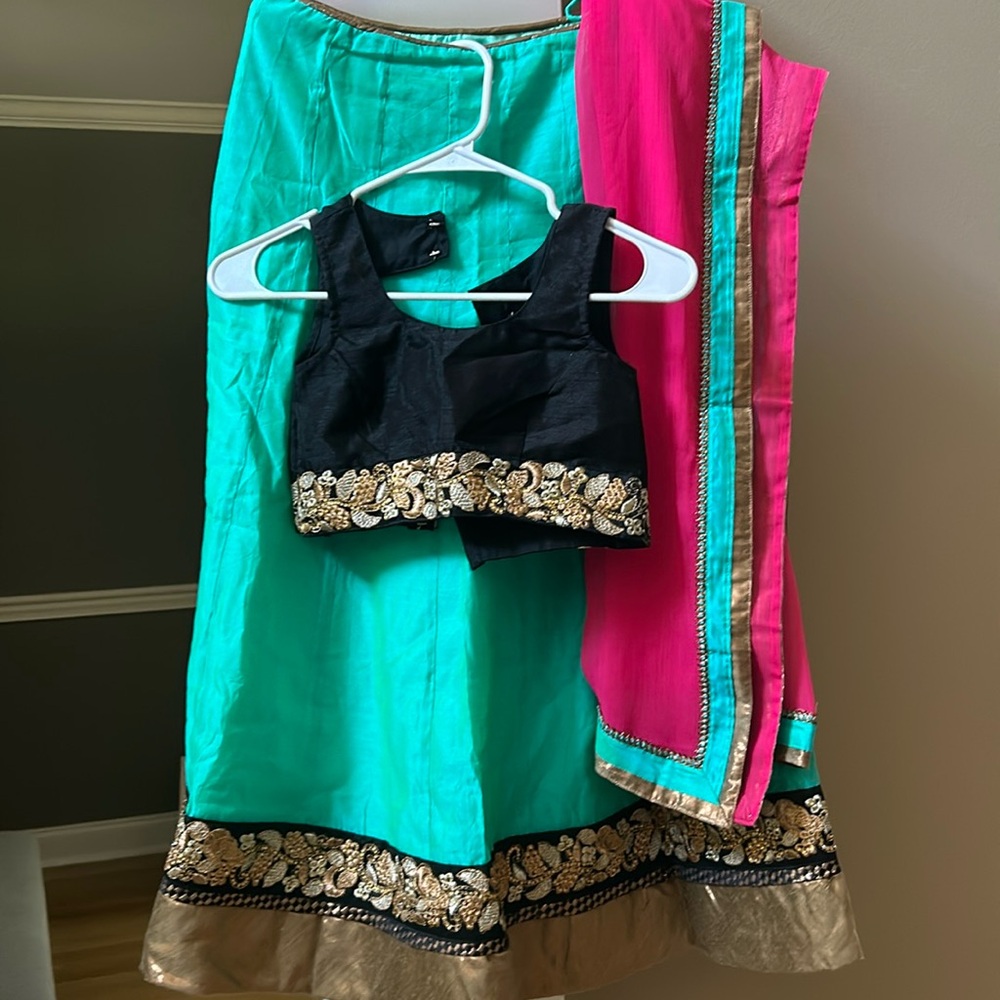 Beautiful chaniya choli set perfect for garba or wedding .